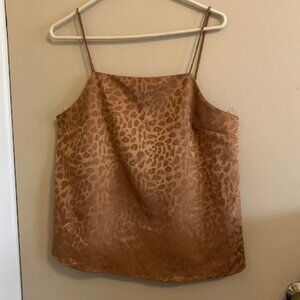Leopard Print Hi-Low Cami Top